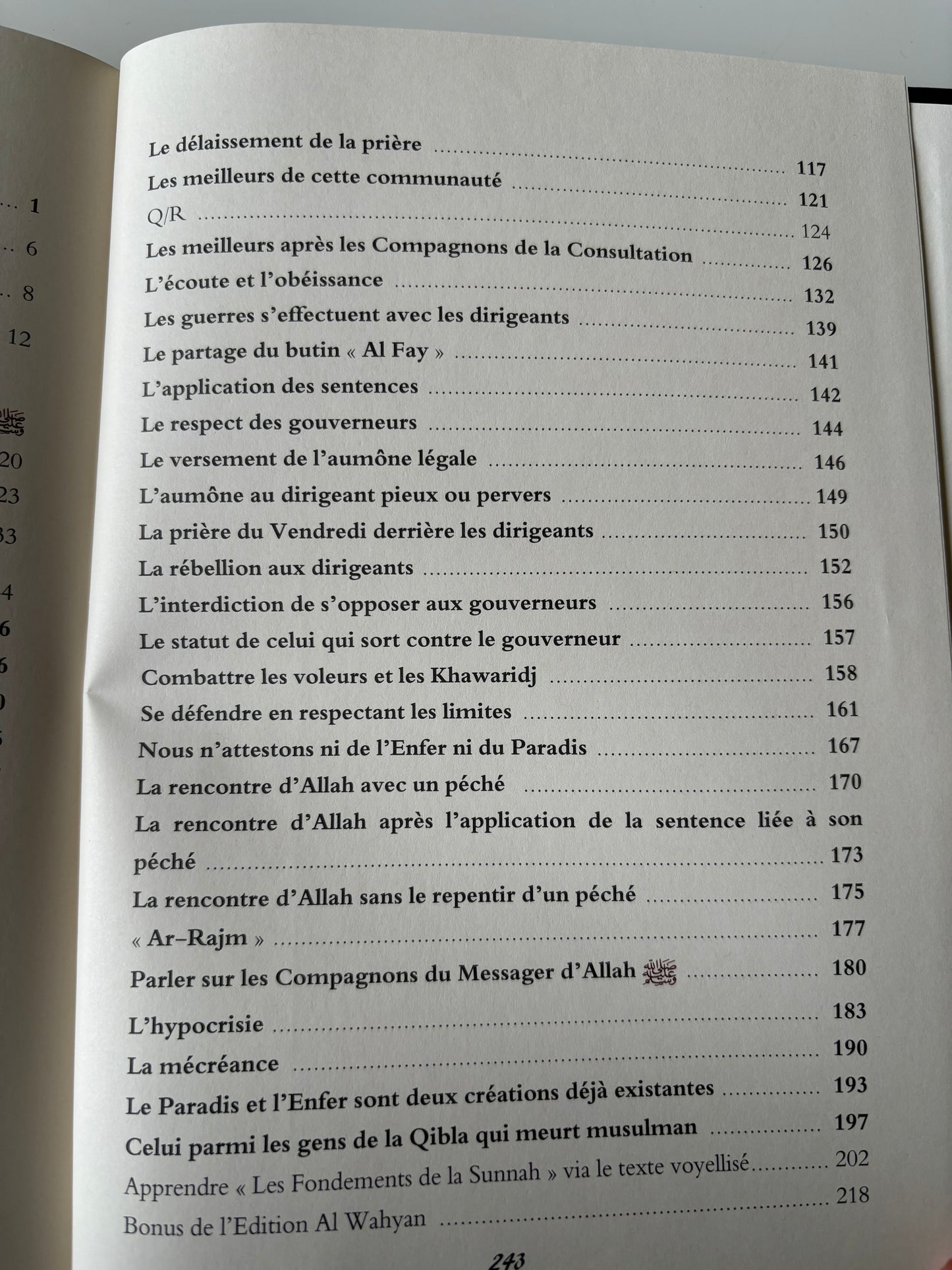 Les Fondements de la Sunnah