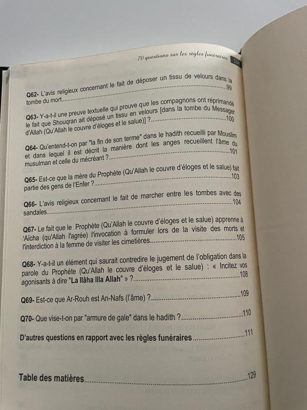 70 Questions sur les Règles Funéraires - Shaykh Ibn Al-Uthaymine - Dine Al Haqq