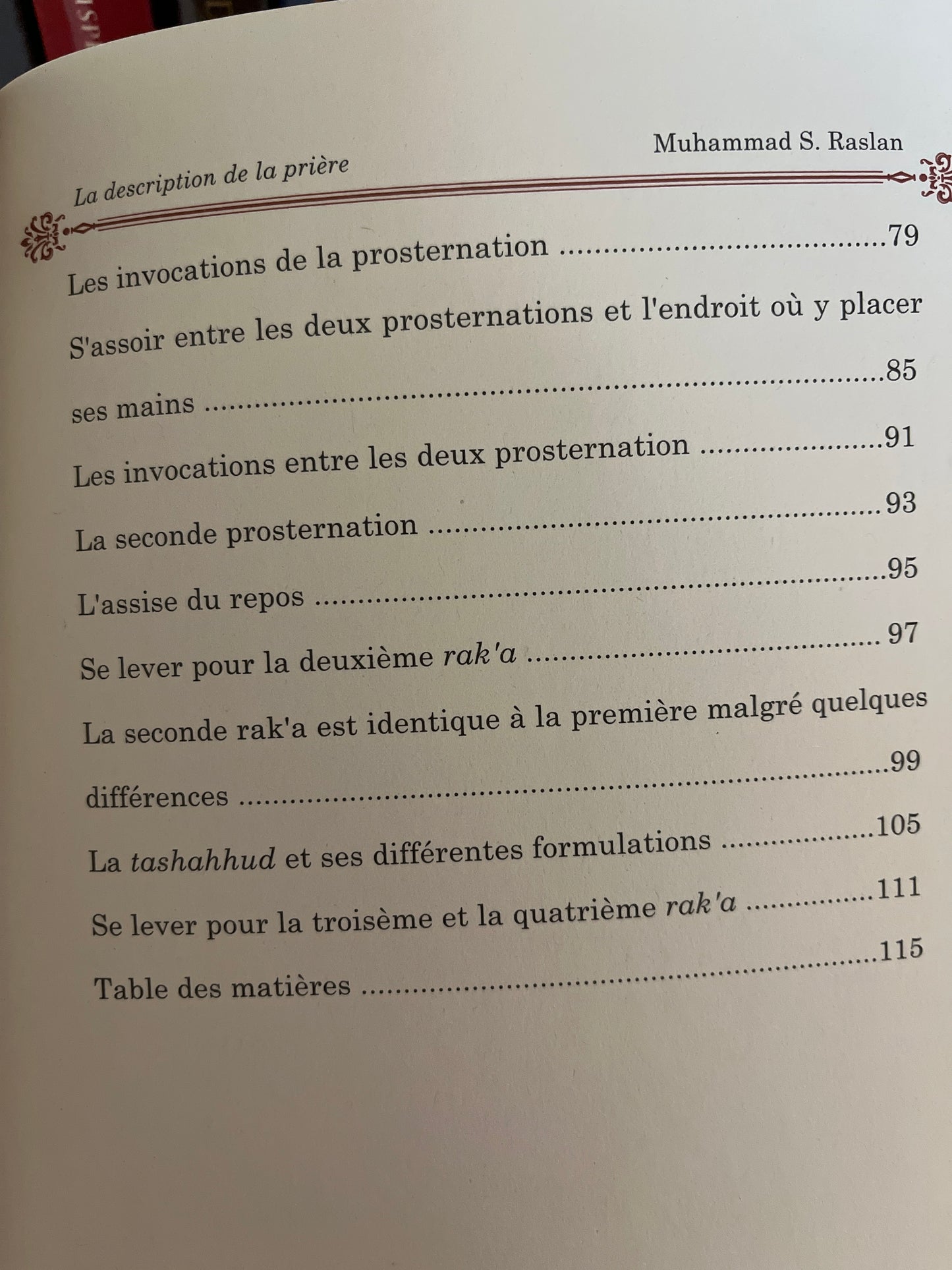 La Description de la prière du Prophète صلى الله عليه وسلم