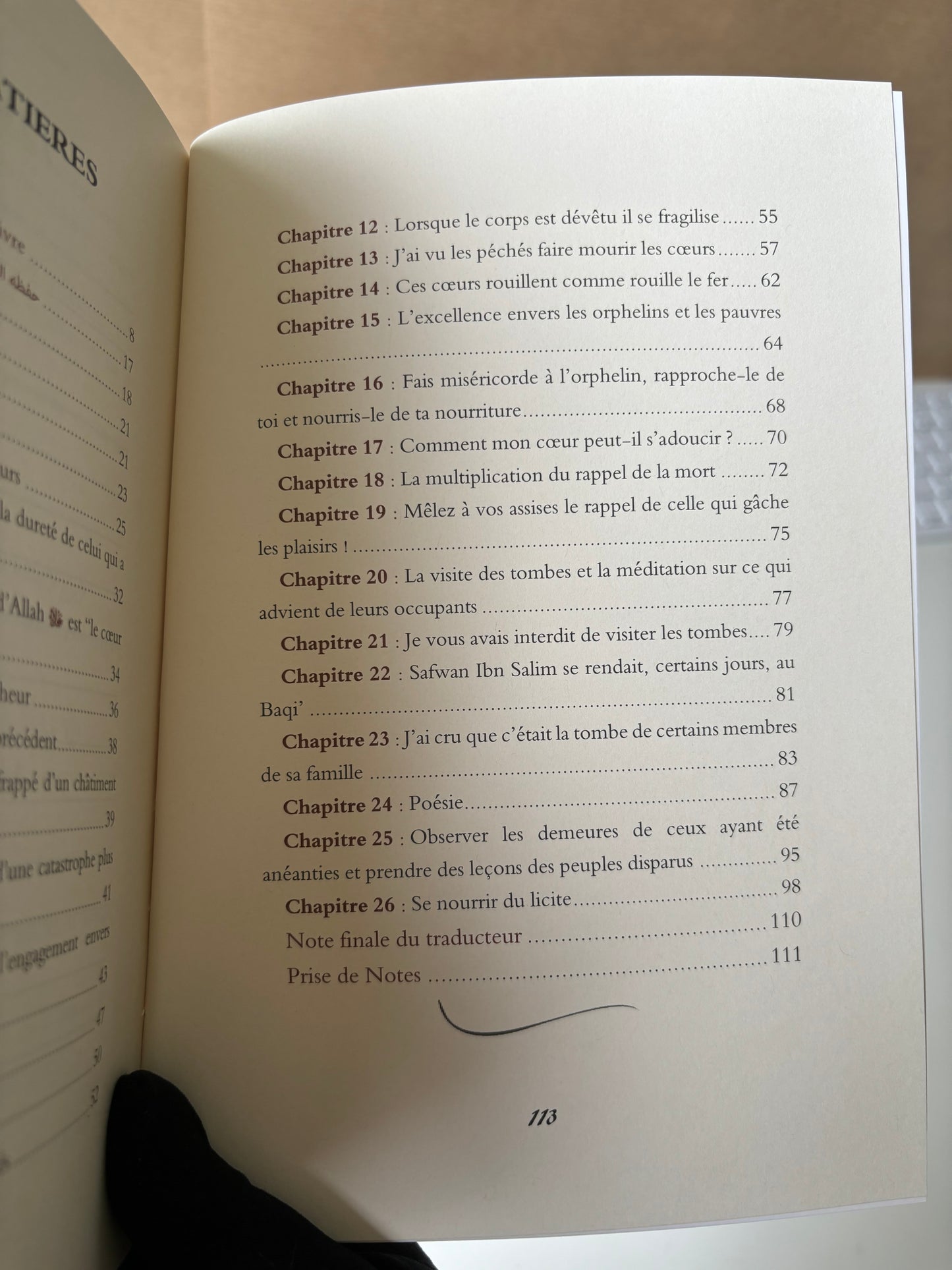 Le Blâme de la Dureté du Cœur