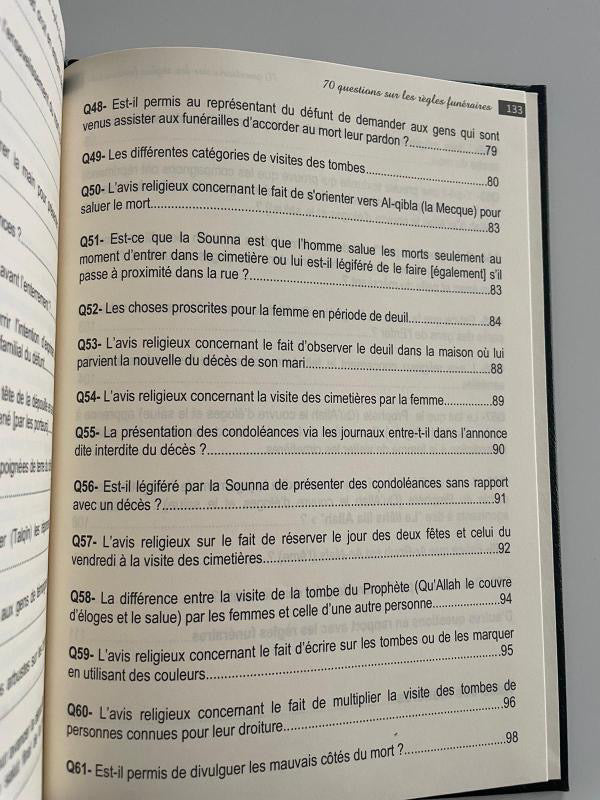 70 Questions sur les Règles Funéraires - Shaykh Ibn Al-Uthaymine - Dine Al Haqq