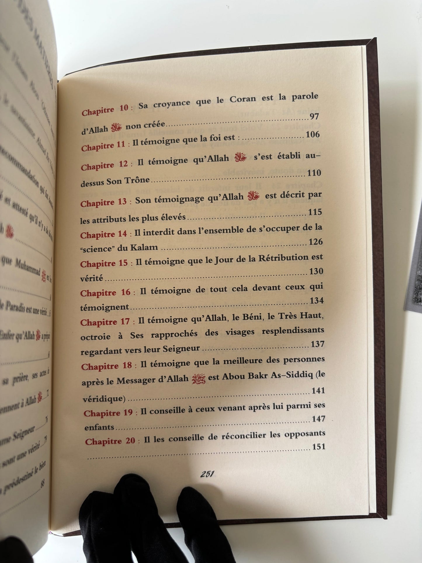 Les Recommandations de l’Imam Abou ‘Othmaan Isma’il As-Saabouny