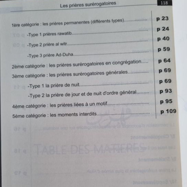 Les Prières Surérogatoires À La Lumière Du Quran Et De La Sunna