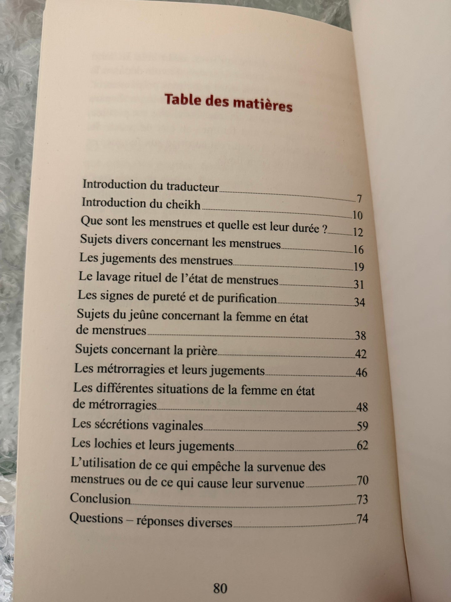 Les Différents Types de Sang Naturel chez la Femme et leurs Jugements - Cheikh Souleymane Ar-Rouhayli