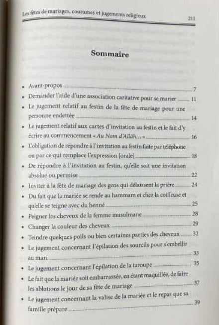 Les Fêtes de Mariage - Coutumes et Jugements Religieux