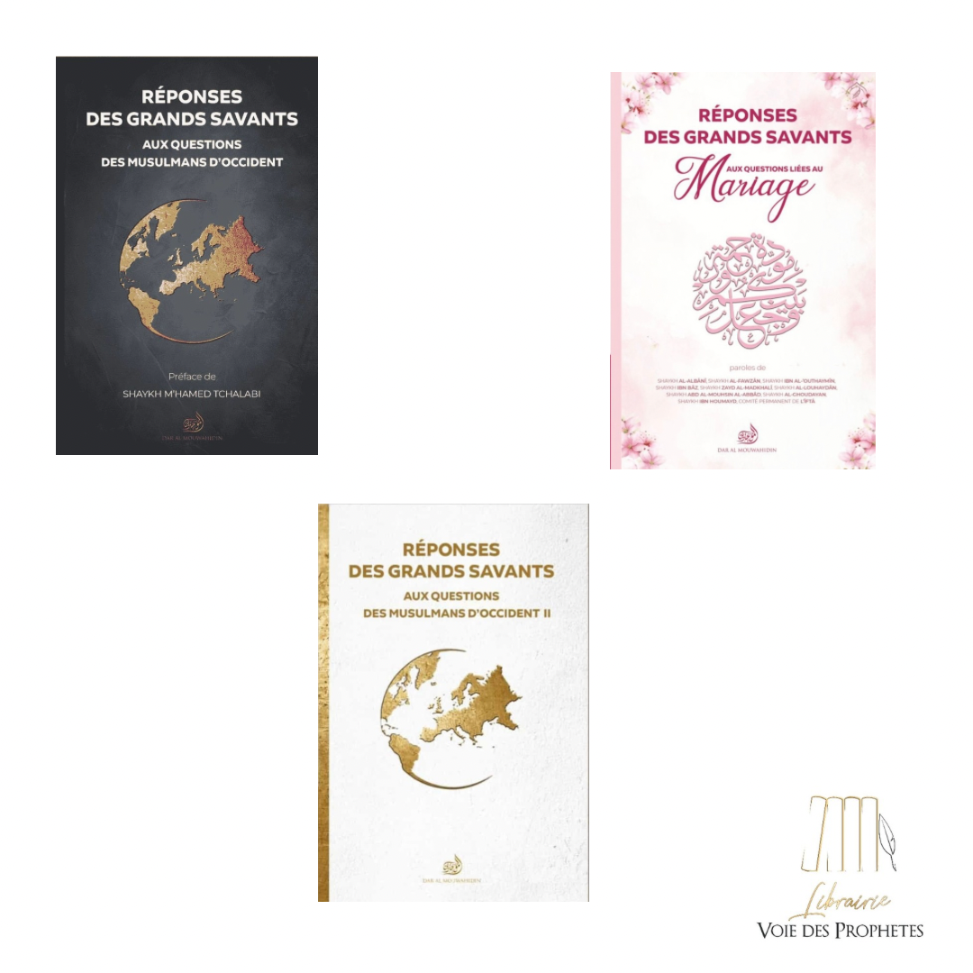 Trio questions/réponses de nos grands savants (3 livres)