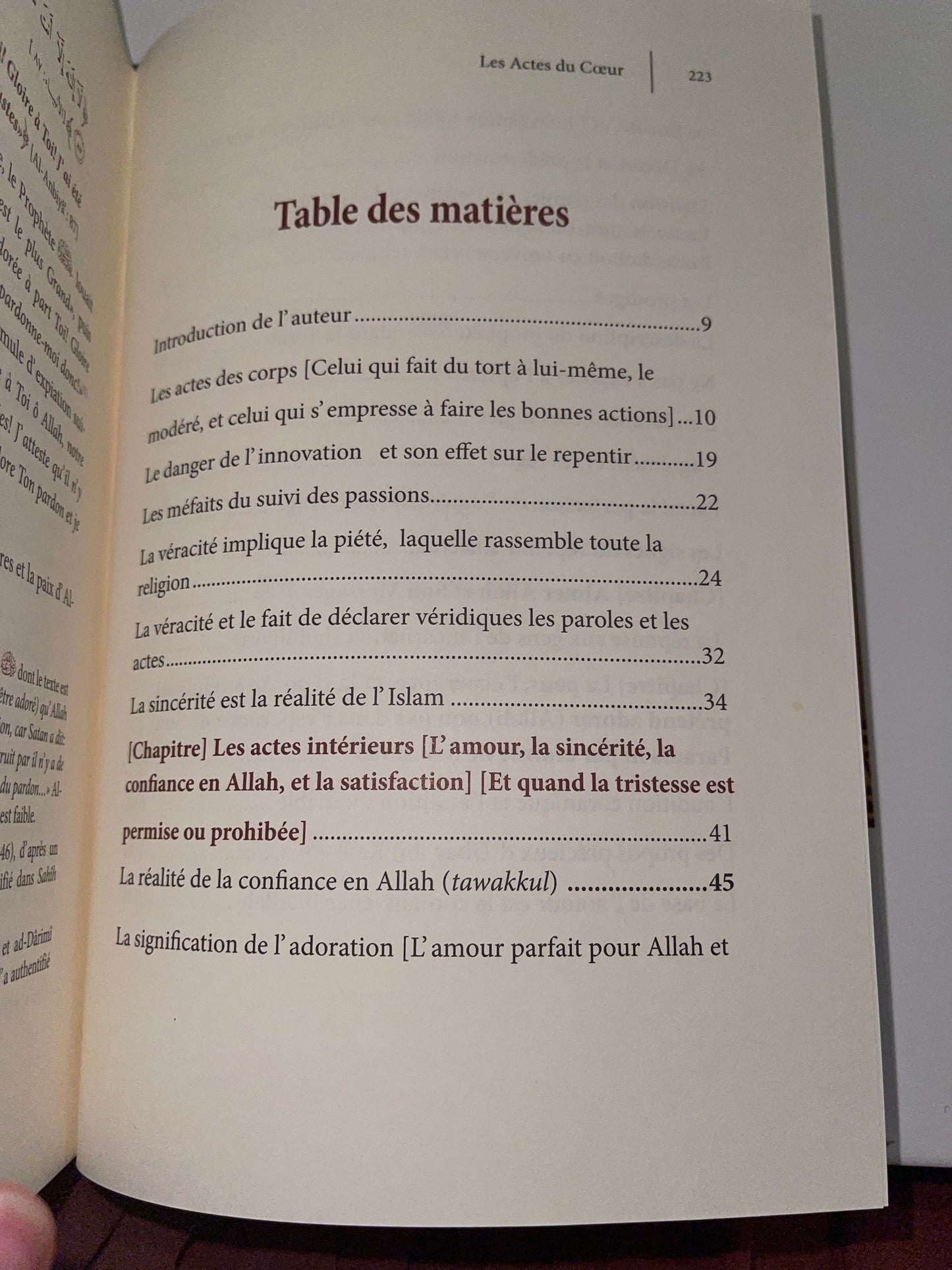 Les actes du cœur
