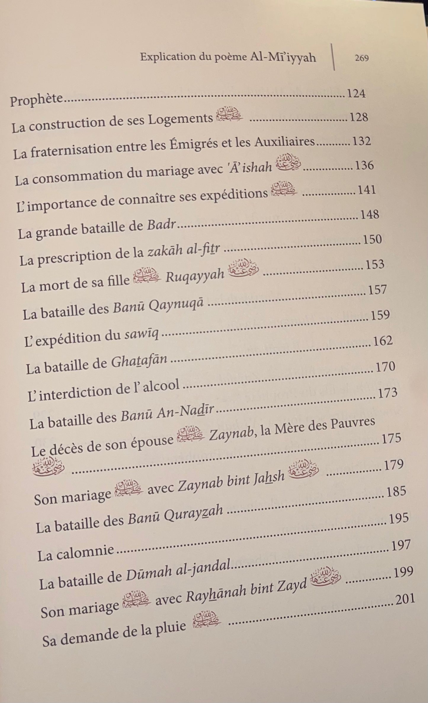 Explication du poème al-mī’iyyah