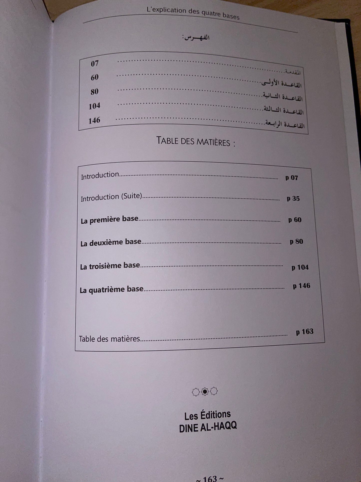 L'Explication des Quatre Bases | Al-Badr