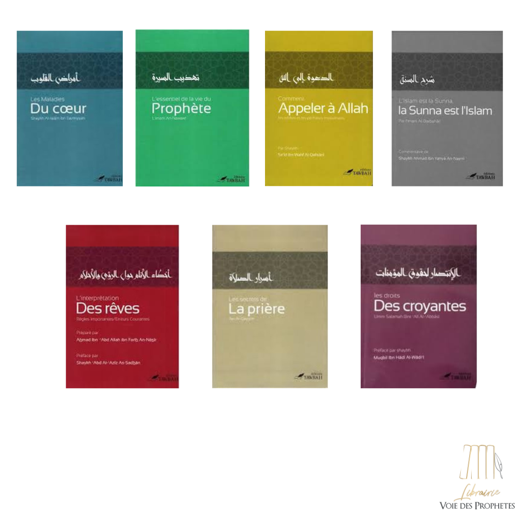 Pack Édition Tawbah (7 livres) ✨