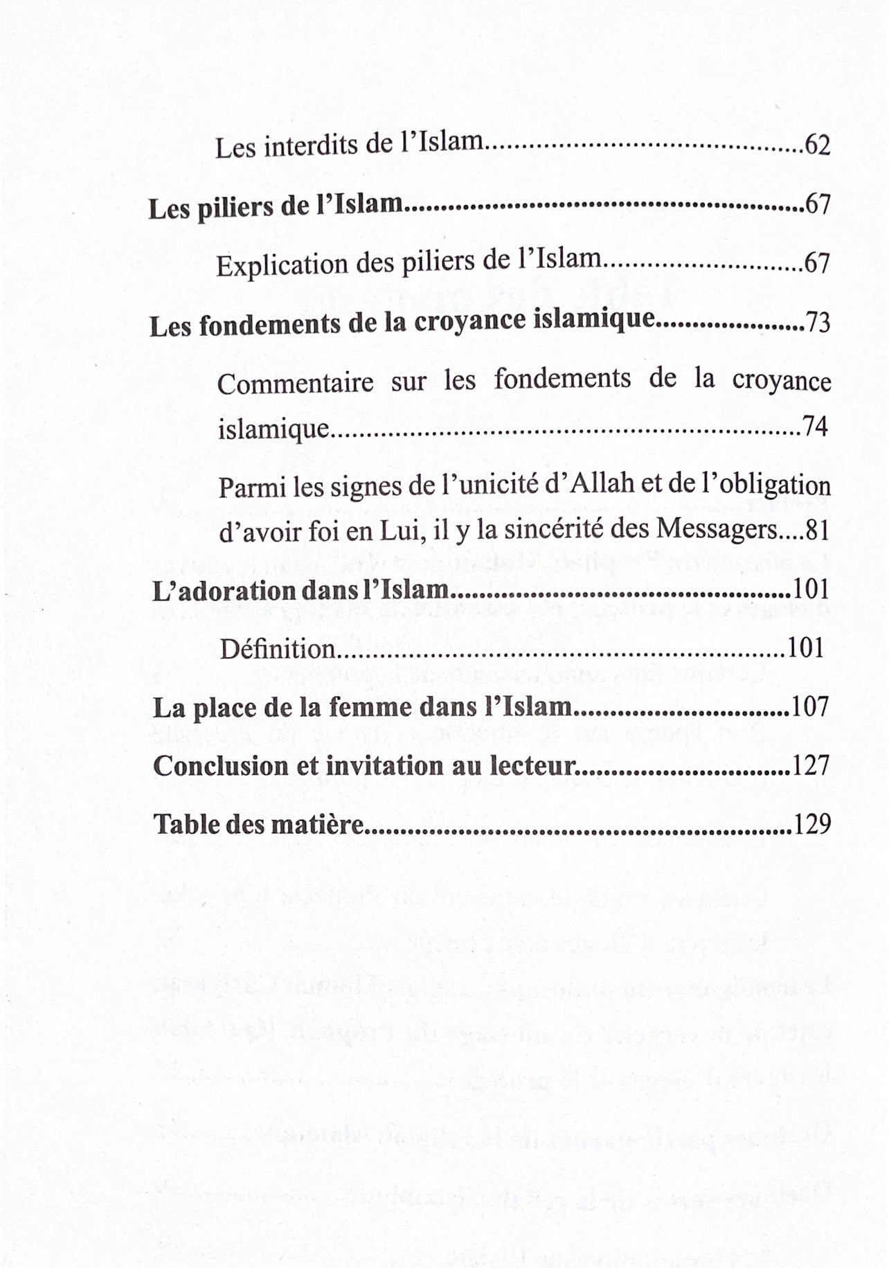 A la découverte de l'Islam
