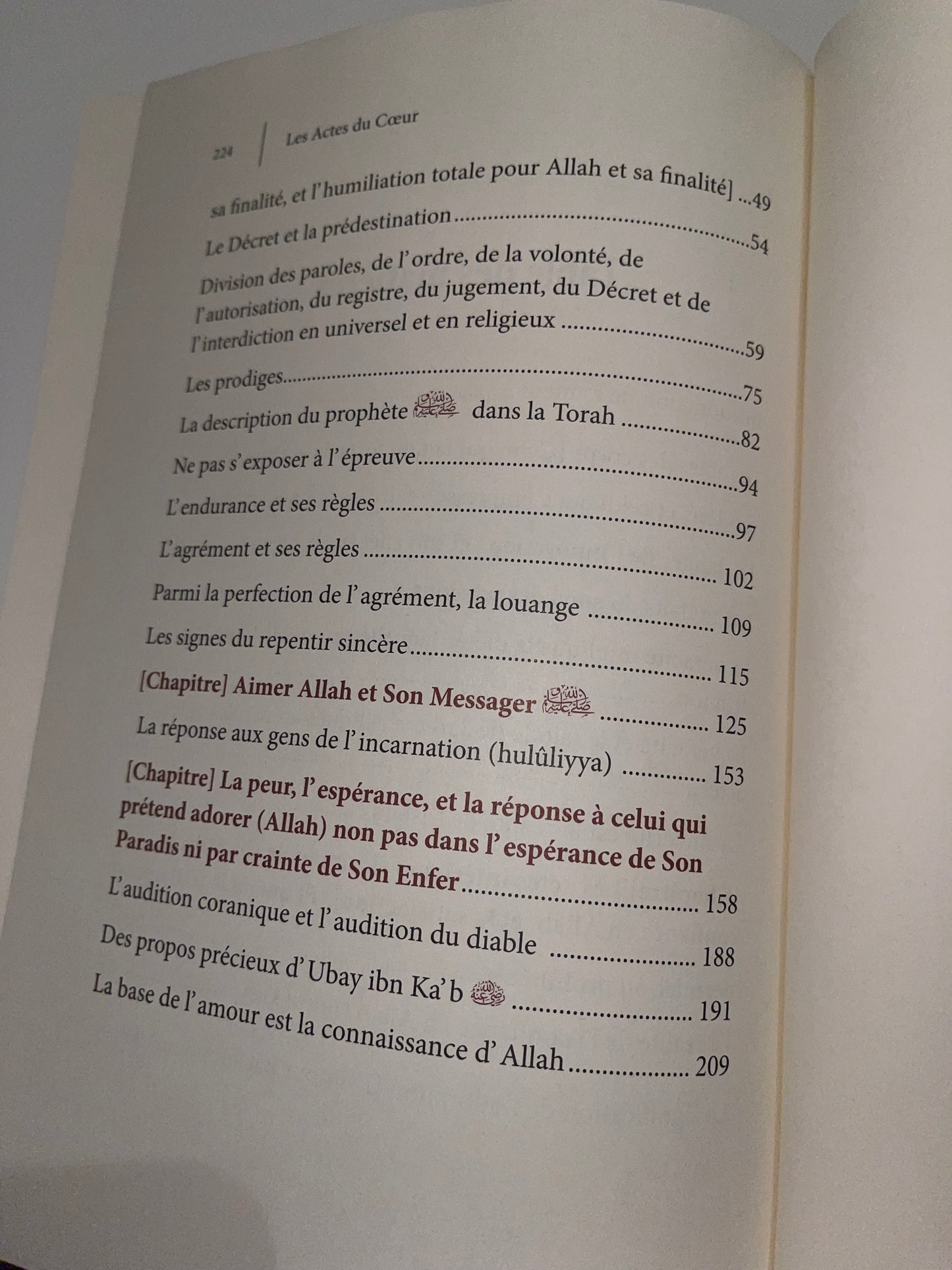 Les actes du cœur