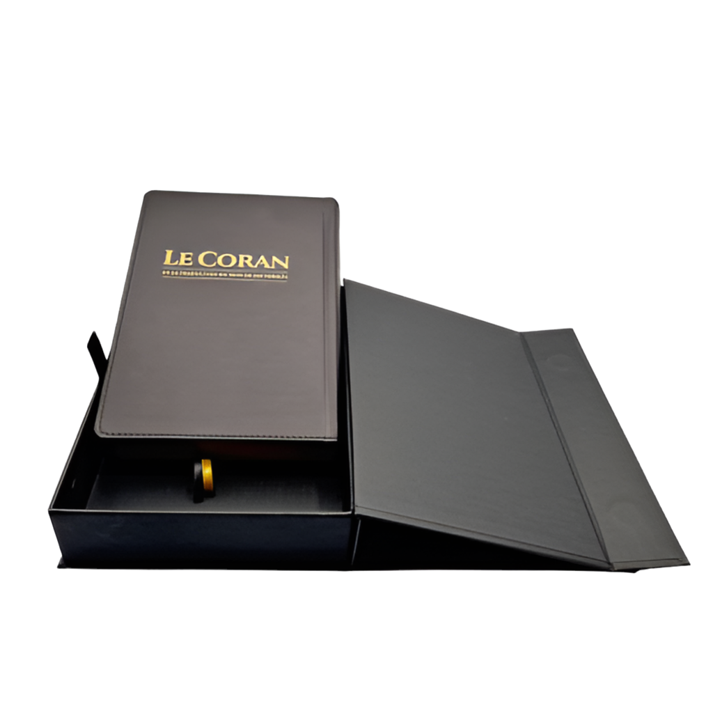 Le Coran et la traduction des sens en français - COFFRET CORAN GRAND FORMAT