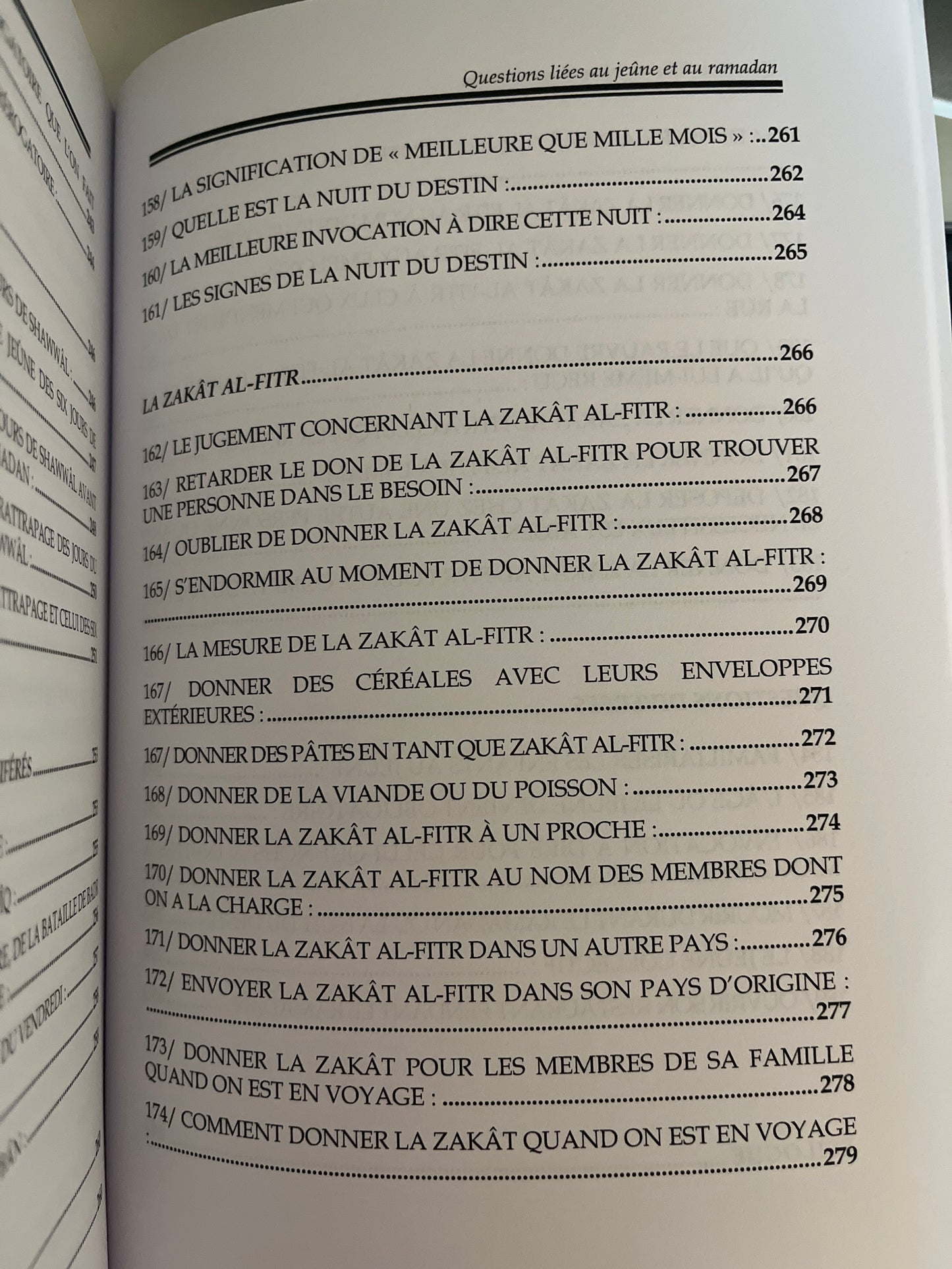 Les piliers de l'islam : Questions liées au jeûne et au ramadan