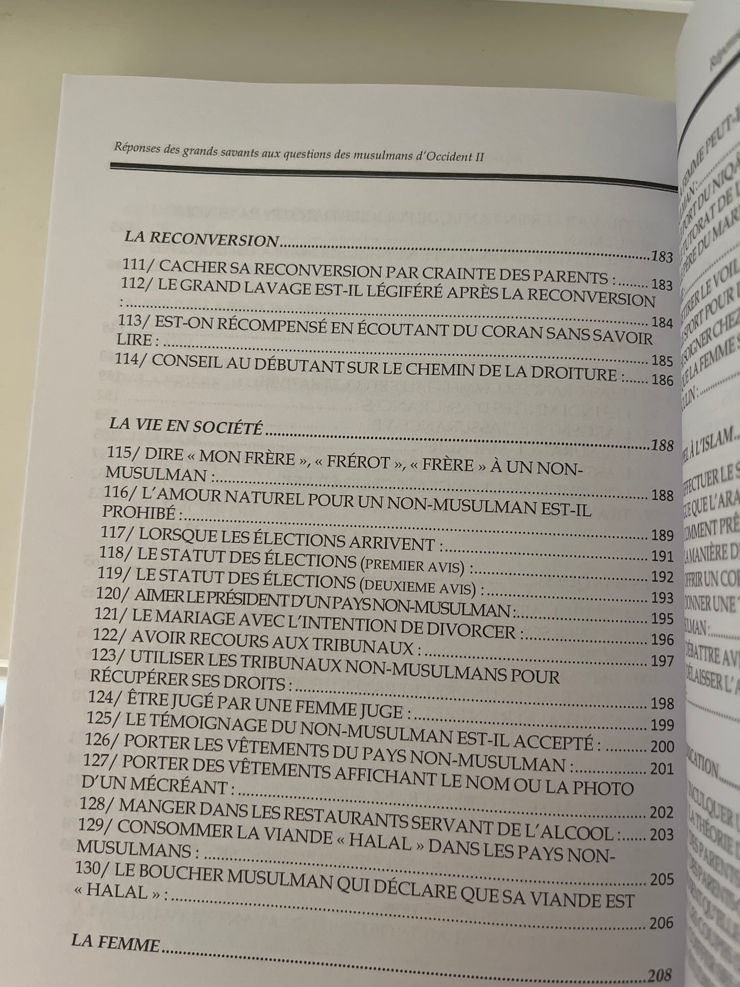 Réponses des grands savants: aux questions des musulmans d'occident (tome 2)