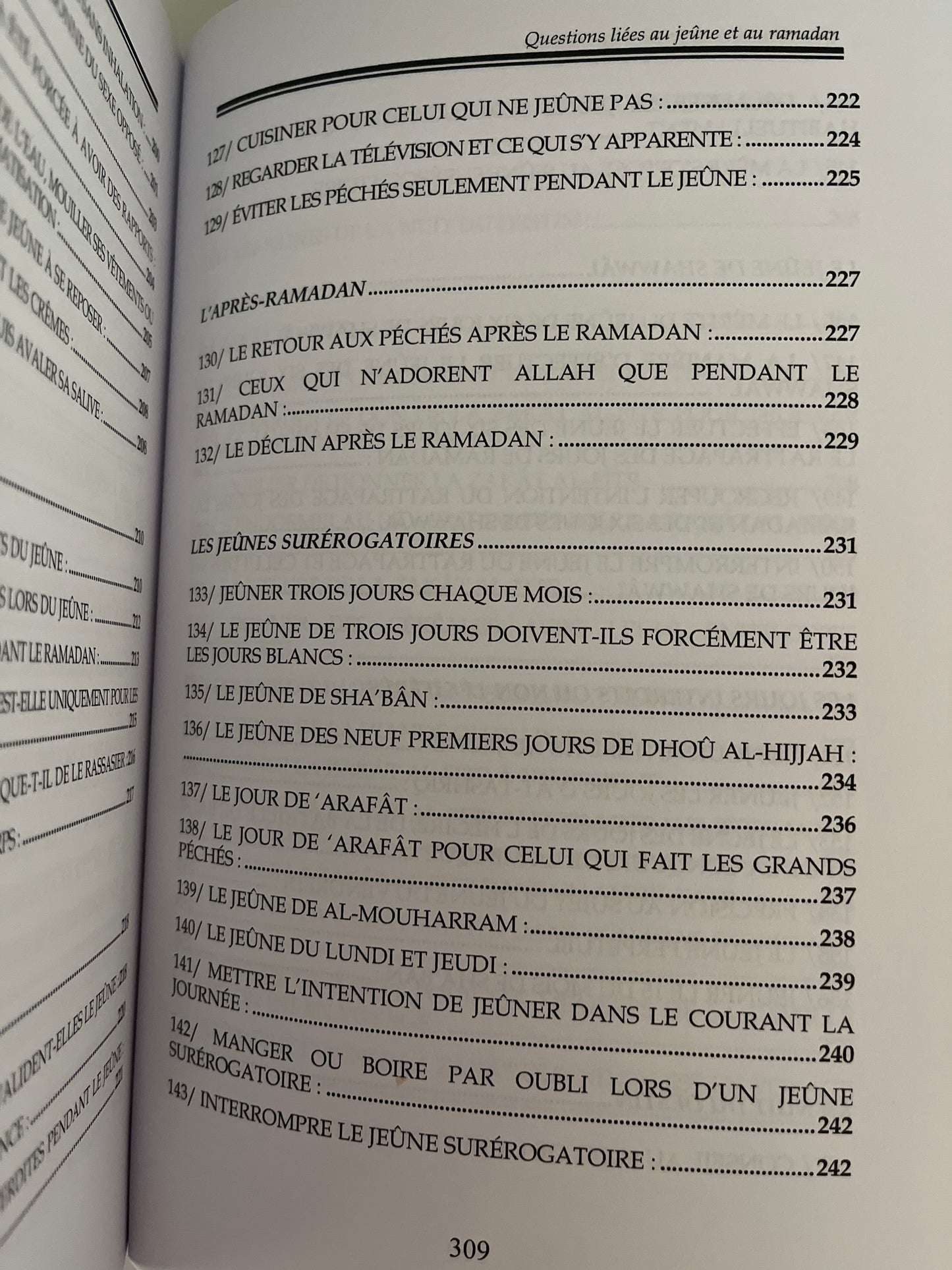 Les piliers de l'islam : Questions liées au jeûne et au ramadan