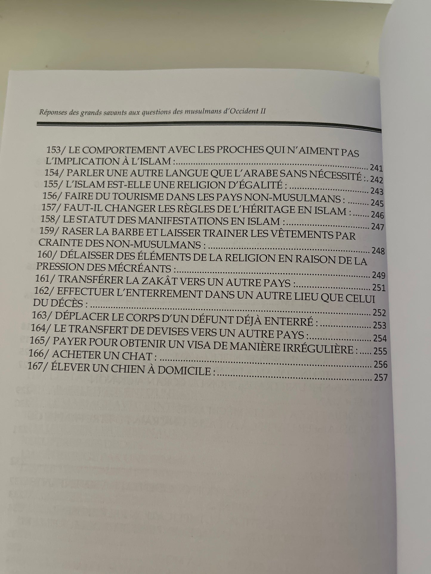 Réponses des grands savants: aux questions des musulmans d'occident (tome 2)