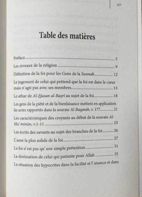 La Voie des Gens de la Sunnah et du Groupe au sujet de la Foi | Ibn Fawzān